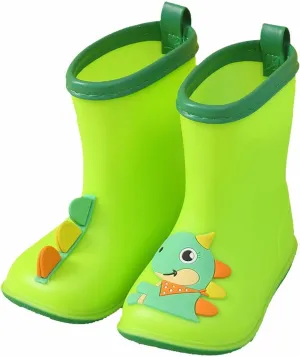 Rain Boots For Girls Baby Cartoo?? Dinosaur Rain Boots Non-Slip Rubber Waterproo?? Boy Snow Boots Rainboots Boots Boys