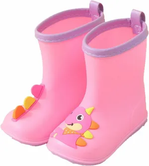 Rain Boots For Girls Baby Cartoo Dinosaur Rain Boots Non-Slip Rubber Waterproo Boy Snow Boots Rainboots Boots Boys