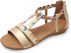 Sandals Women Open Toe Ankle Buckle Sandals Summer Platform Non-slip Sandal Roman Beach Sandal Outdoor Hollow Shoes