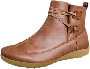 SBGMoSJ Black Ankle Boots for Women Low Heel Memory Foam Women's Ankle Boots with Heel Black Ankle Boots for Women Size 9 Women Booties Low Heel Women's Ankle Boots & Booties Navy