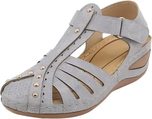 SBGMoSJ Shoes for Bunions and Wide Feet Women Summer Sandals for Women 2024 Black Gold Sandals for Women Dressy Flats Casual Summer Sandals Orthopedic Flip Flops with Heel Zapatos Plataforma De Mujer