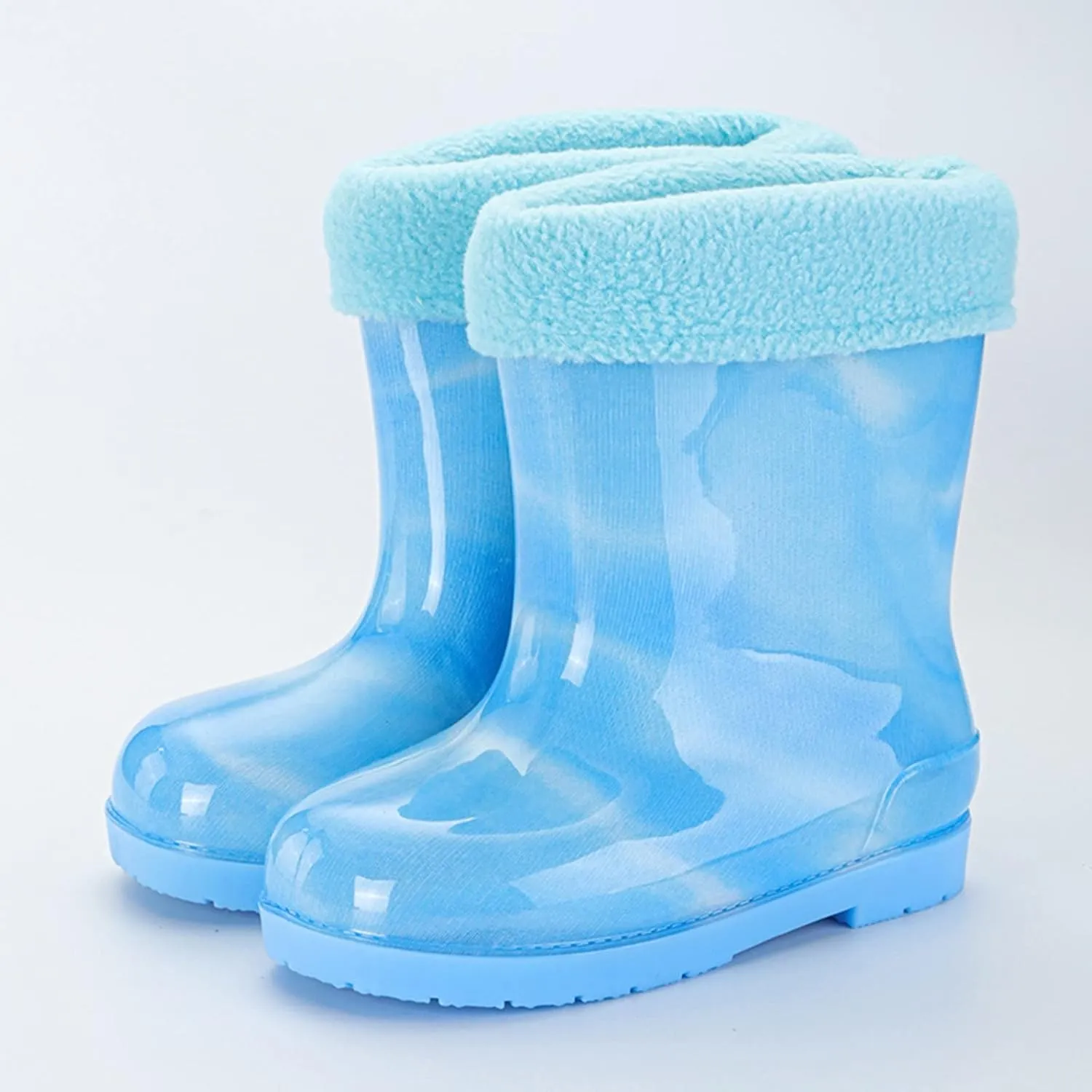 sfdgfhyf Water Proof Toddler Rain Boots Kids Rain Boots Cartoon Child Rain Boots Boys and Girls Infant Rain Boots (G, 2 Big Kids)