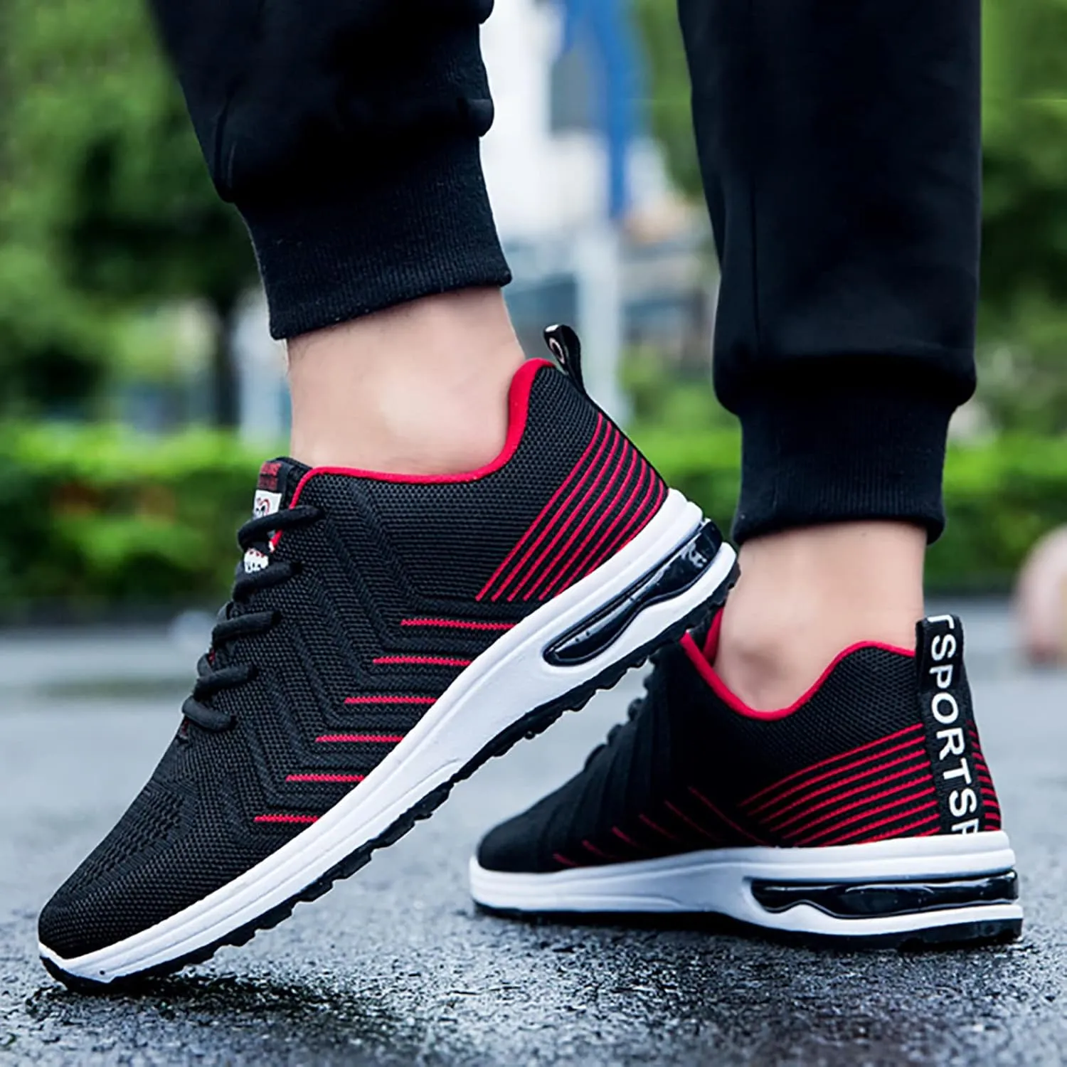 Sneakers for Men Mens Leather Sneakers Comfortable Breathable Slip on Extra Wide Walking Shoes for Men Shoes Everyday and Travel Running Go Walk