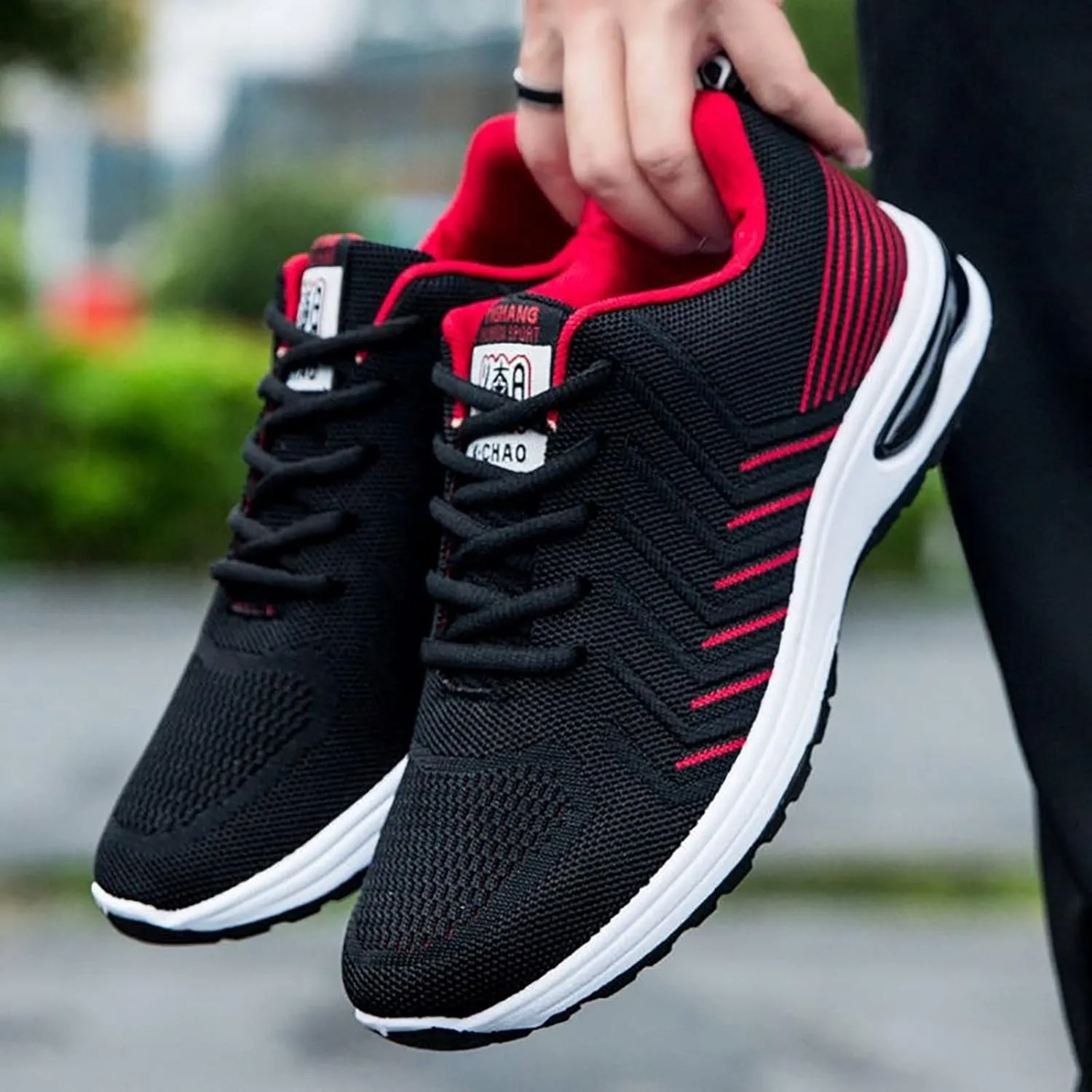Sneakers for Men Mens Leather Sneakers Comfortable Breathable Slip on Extra Wide Walking Shoes for Men Shoes Everyday and Travel Running Go Walk