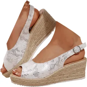 Summer Sandals for Women 2025 Orthopedic Open Toe Platform Sandal Womens Wedges Heels Dressy Walking Slippers with Arch Support Wedge Ankle Strap Casual Comfortable