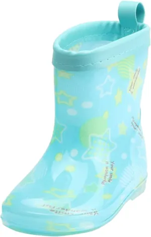 Toddler Kids Rain Boots Short Cute Rainbow Bow Rain Boots Baby Easy On Lightweight Fashion Casual Rain Boots