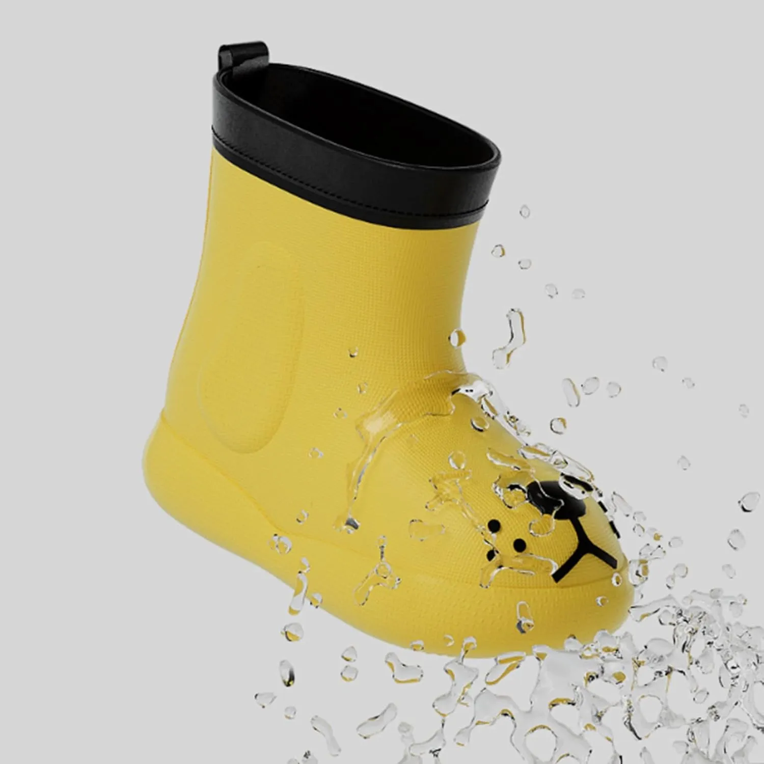 Toddler Rain Boots Children Waterproof Shoes for Boys Girls Lightweight Kids Rain Boots Animal Cartoon Dog Boots