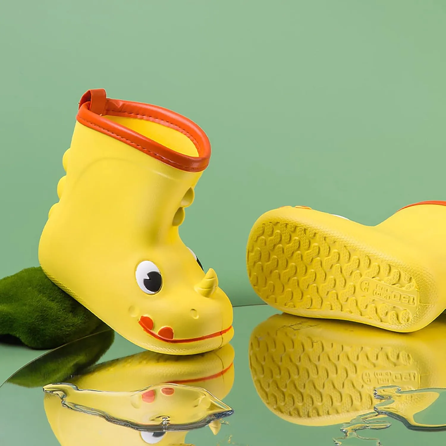 Toddler Rain Boots Cute Patterns EVA Baby Outdoor Shoes Rain Boots For Toddlers Boys Rubber Boots Waterproo Boots