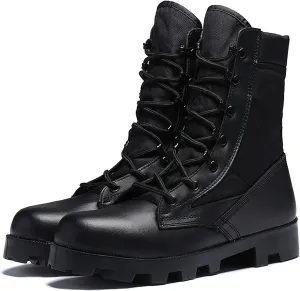 Waterproof Hiking Work Boots, Four Seasons Comfort Durable Men's High Top Outdoor Non-slip Desert Boots, for Lace-up Sports Durable Breathable Hiking Shoes