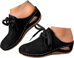Wedge Sandals for Women 2025 Closed Toe Breathable Slippers Summer Comfortable Dressy Slip On Slides Sandals