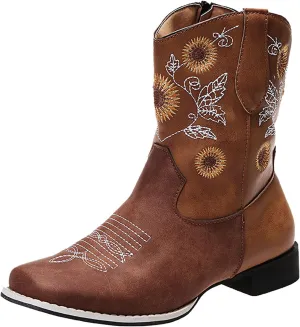 Wide Women's Ankle Boots Thick Heel Low Heeled Booties for Women Womens Booties Wide Width Foot Leather Ankle Boots for Women Size 12 Brown Leather Booties for Women High Heel Red Heel Booties Women Ankle Boots