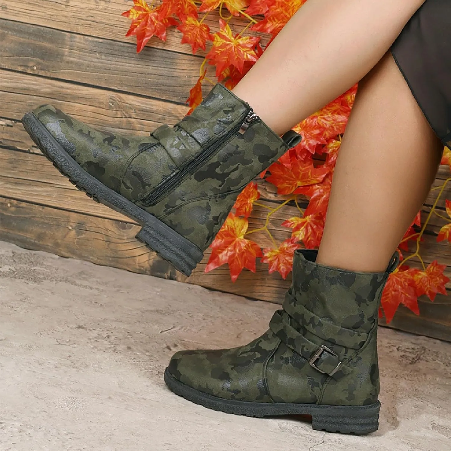 Women's Ankle Boots & Booties Botas Para Mujer De Vestir Size 13 Womens Boots Black Womens Booties Brown Ankle Boots for Women Low Heel Ankle Booties for Women Low Heel Comfortable