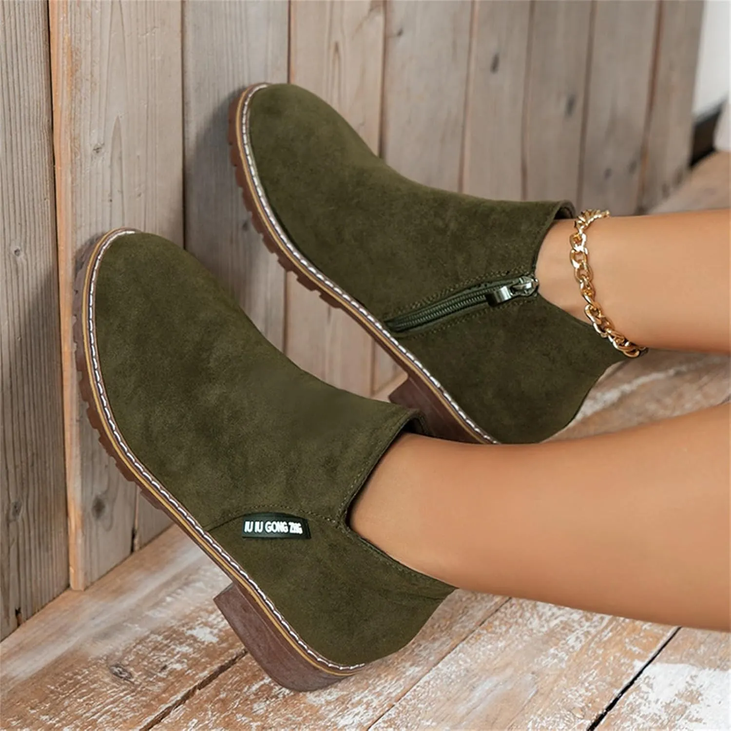 Womens Ankle Boots Low Heel Platform Boots for Women High Ankle Boots for Women Boots for Women with Heel Womens Ankle Boots No Heel Leather Walking Boot for Sprained Ankle Large
