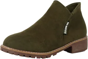 Womens Ankle Boots Low Heel Platform Boots for Women High Ankle Boots for Women Boots for Women with Heel Womens Ankle Boots No Heel Leather Walking Boot for Sprained Ankle Large