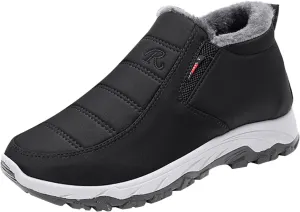 Women's Ankle Snow Boots Low Heel Ankle Snow Booties for Women Winter Boots for Women Ankle Booties Boots for Snowboard Botas Invierno Nieve Para Mujer