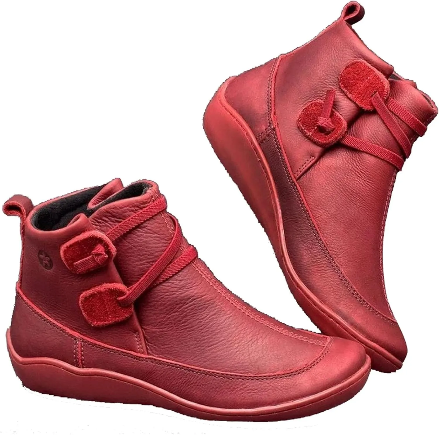 Womens Booties Ankle Fall Booties for Women 2024 Boots for Women Ankle Bootie Heels for Women Flat Bottom Fashion Chunky Low Heel Classic Pointed Toe