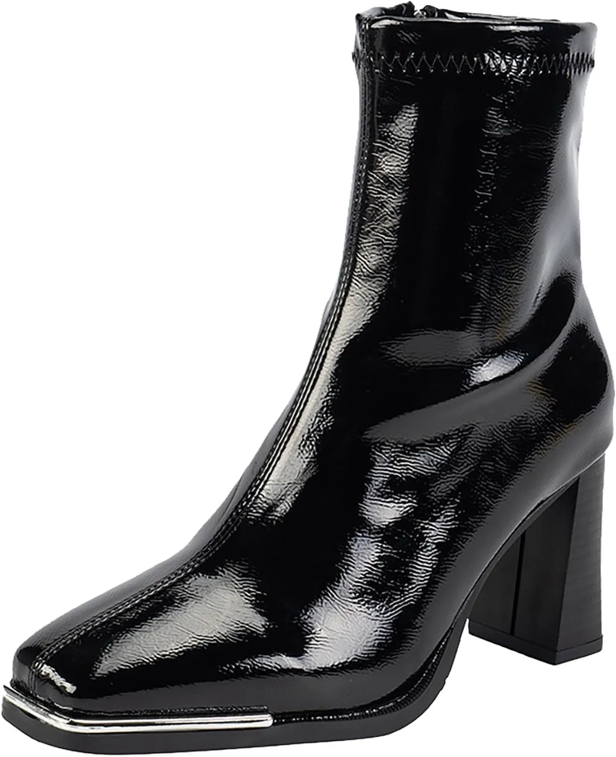 Womens Booties Low Heel White Ankle Boots for Women Cowboy Boots Women Platform Black Boots for Women Ankle Boots Wedge for Women Leather White Ankle Boots for Women Low Heel