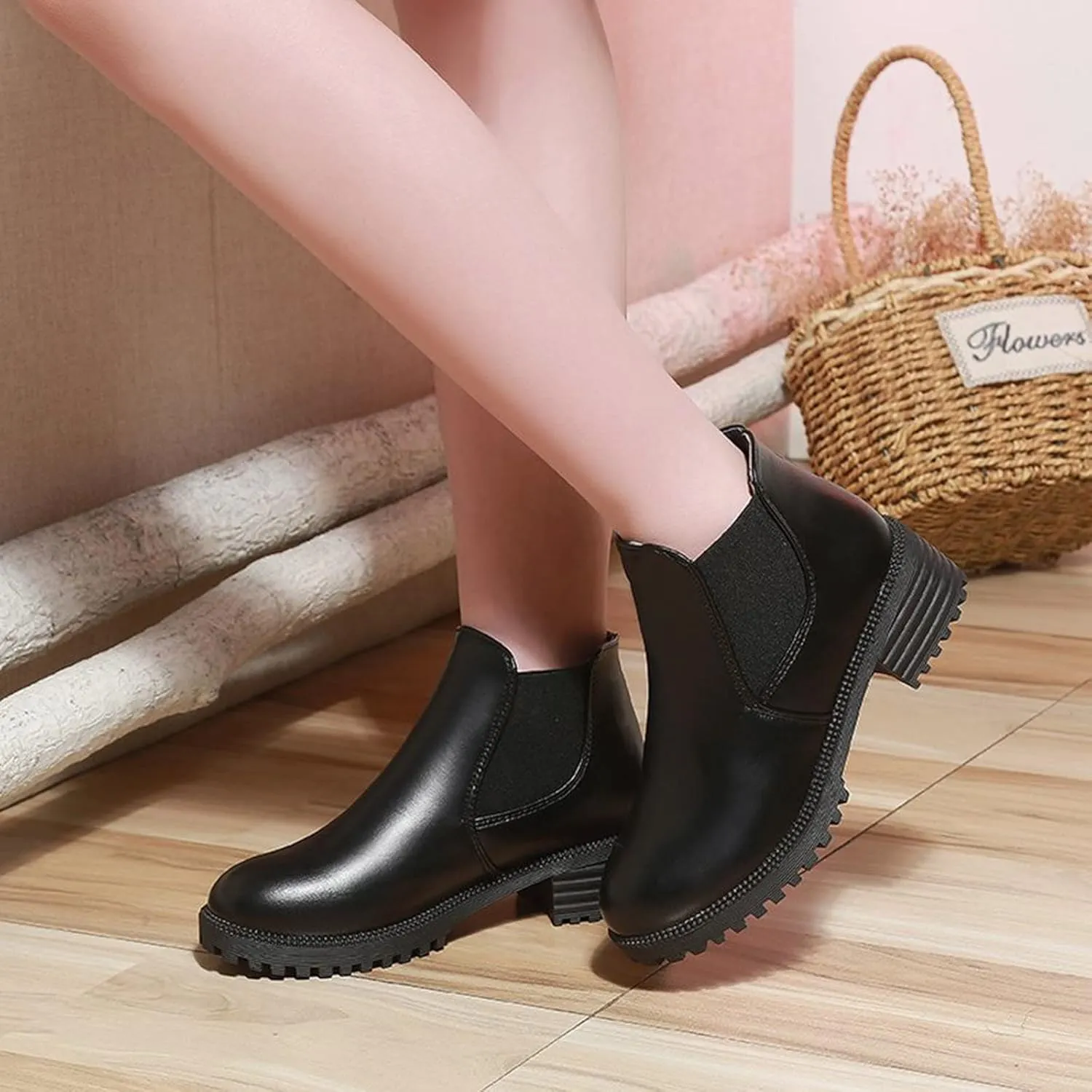 Womens Boots Fall 2024 Ankle Women's Booties Wide Width Ladies Winter Boots Short Walking Boot Closed Toe Indoor and Outdoor Closed Toe Wide Fit Available