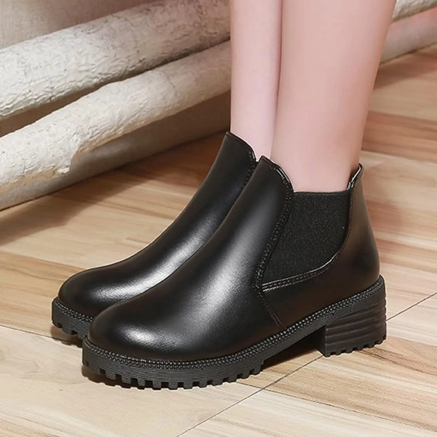 Womens Boots Fall 2024 Ankle Women's Booties Wide Width Ladies Winter Boots Short Walking Boot Closed Toe Indoor and Outdoor Closed Toe Wide Fit Available