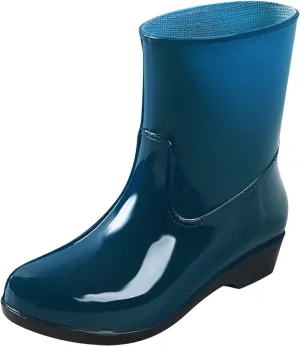 Womens Rain Boots Tall Waterproof Mens Grounded Footwear Booties To Wear with Dresses Work Barefoot Shoes Packable Tall Rain Boots for Women Waterproof Chelsea Boots