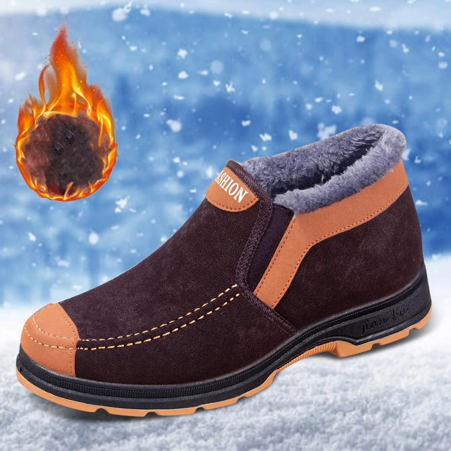 Women's Snowboard Boots Womens Snow Boots Ankle Boots Side Zipper Winter Work Boots for Women Waterproof Warm Winter Boots for Women 2023 Trendy Botas De Invierno Mujerpara Trabajo De Restaurante